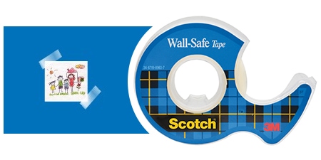 Ruban Wall Safe Scotch® et exemple d’utilisation : création d’une galerie d’art
