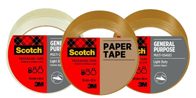 Gamme de rubans d’emballage à usage général Scotch®

